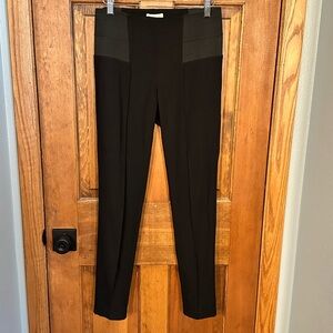 Lafayette 148 Size Medium Pull On Stretch Ponte Pants Career Office Comfy 🖤